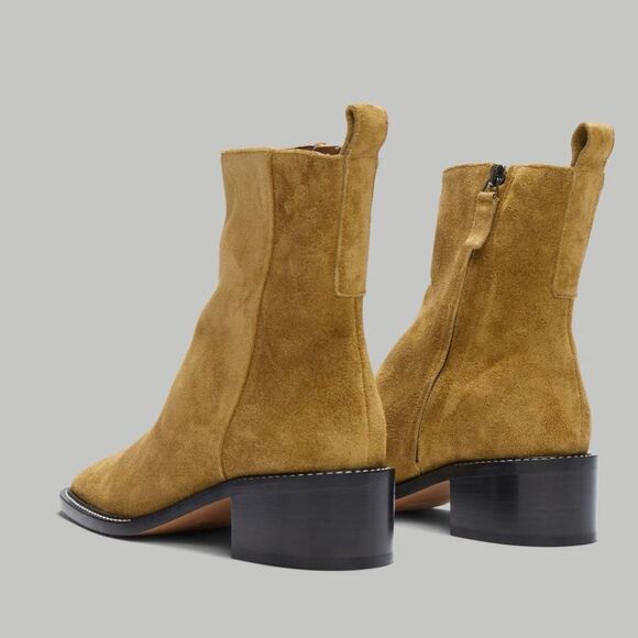 Everlane The City Boot Toasted Almond Suede Size 8.5 NWB - Picture 5 of 16
